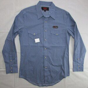 Rock & Roll Denim Men's Long Sleeve Geo Print Snap Western Shirt